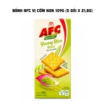 Bánh Afc Vị Cốm Non - Bánh Kinh Đô Afc Dinh Dưỡng 109g (5 Gói x 21,8g)