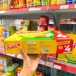 Bánh Bông Lan Cuộn lá Dứa Solite Kinh Đô 360g - Bánh Bông Lan Solite (16+4)