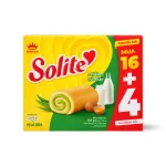 Bánh Bông Lan Cuộn lá Dứa Solite Kinh Đô 360g - Bánh Bông Lan Solite (16+4)
