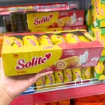 Bánh Bông Lan Cuộn Solite Vị Dâu Hộp Giấy 180g