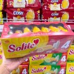Bánh Bông Lan Cuộn Solite Vị Dâu Hộp Giấy Lớn 396g