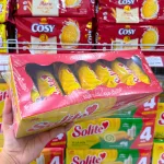 Bánh Bông Lan Cuộn Solite Vị Dâu Hộp Giấy Lớn 396g