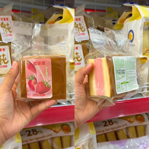 Set 2 Bánh Bông Lan Gong Dâu 120g
