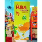 Bánh Bông Lan Kem Hương Vani Chanh Vàng HURA 90g (6 Gói x 15g)