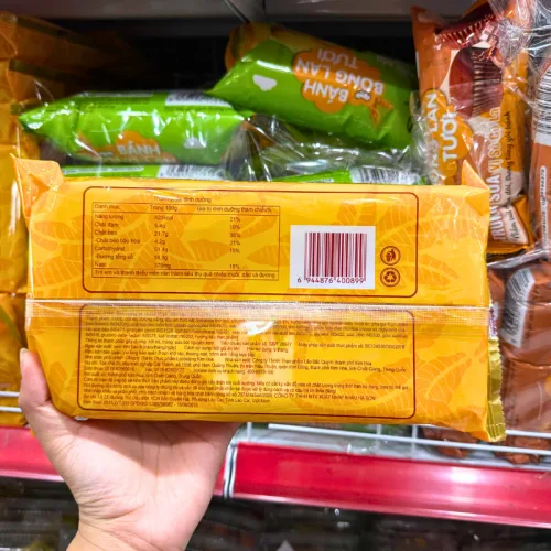 Bánh Bông Lan Laobeijing Foods Vị Sữa Chuối Khay 183g