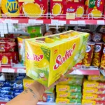 Bánh Bông Lan Solite Kinh Đô Tròn Kem Vị Cốm Non Sữa Dừa 360g (20 Gói x18g) - Bánh Bông Lan Solite
