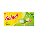 Bánh Bông Lan Solite Kinh Đô Tròn Kem Vị Cốm Non Sữa Dừa 360g (20 Gói x18g) - Bánh Bông Lan Solite