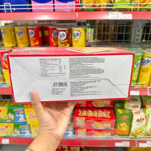 Bánh Bông Lan Cuộn Kem Tipo Hương Dâu 360g - Bánh Bông Lan Tipo