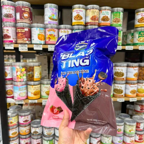Bánh Ốc Quế Kem Mix 2 Vị Dâu Socola Adorable 300g