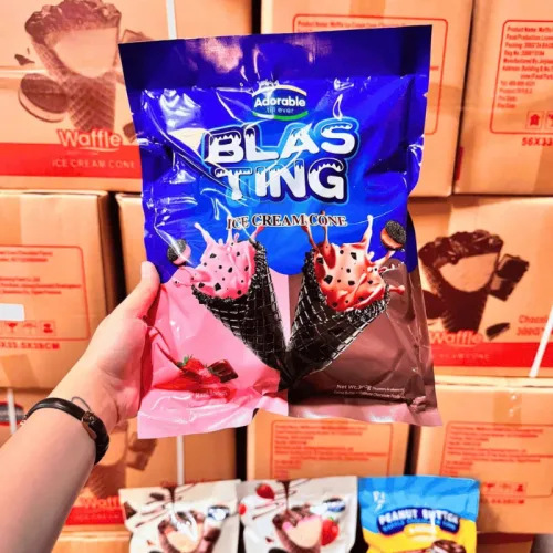 Bánh Ốc Quế Kem Mix 2 Vị Dâu Socola Adorable 300g