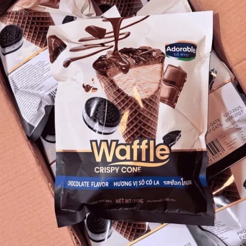 Bánh Ốc Quế Waffle Socola Adorable 300g