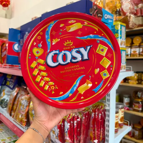 Bánh Cosy Kinh Đô - Bánh Quy Bơ Thập Cẩm Socola 520g - (Kèm Túi)