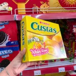 Bánh Custas Nhân Kem Trứng - Hộp 12 Gói