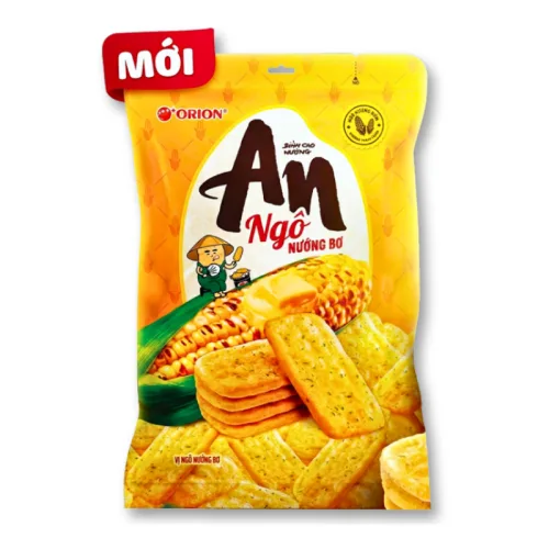 Khám phá Bánh Gạo Nướng AN Vị Ngô Nướng Bơ Orion 120g thuộc nhóm bánh gạo an