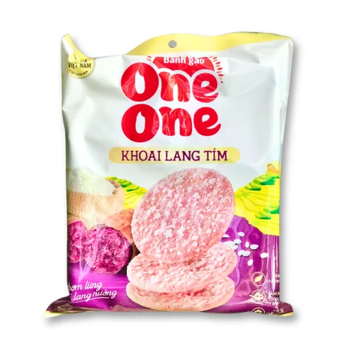 Bánh Gạo One One Khoai Lang Tím 166gr