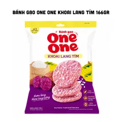 Bánh Gạo One One Khoai Lang Tím 166gr