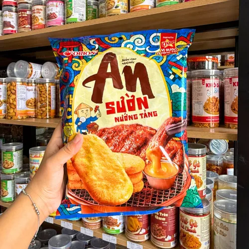 Bánh Gạo ORION AN Vị Sườn Nướng Tảng 105.8g (14 gói x 7.56g) – một lựa chọn đáng tham khảo trong bánh gạo an