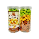 Bánh Gấu Mix 3 Vị Thơm Ngon Hộp Pet 420g (Chùm Ngây- Socola - Truyền Thống) Hộp