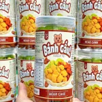 Bánh Gấu Mix 3 Vị Thơm Ngon Hộp Pet 420g (Chùm Ngây- Socola - Truyền Thống) Hộp