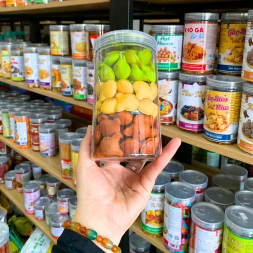 Bánh Gấu Mix 3 Vị (Truyền Thống - Socola - Chùm Ngây) 350g - Hộp Pet
