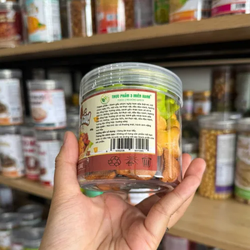 Bánh Gấu Mix 3 Vị (Truyền Thống - Socola - Chùm Ngây) Mini 200g - Hộp Pet