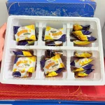 Bánh Hộp Vị Phô Mai, Cà Phê Phúc Hoa Niên - Hộp Bánh Sang Trọng Trang Trí Tết