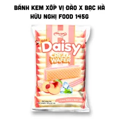 Bánh Kem Xốp Hữu Nghị Daisy Hương Đào & Bạc Hà 145g