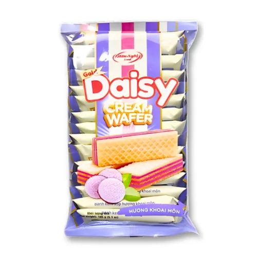 Bánh Kem Xốp Hữu Nghị Daisy Hương Khoai Môn 145g
