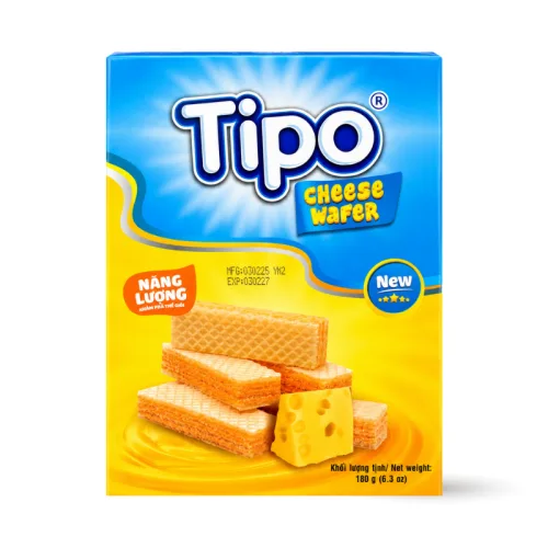 Bánh Kem Xốp Tipo Vị Phô Mai Hộp 180g - Bánh Tipo Vị Phô Mai