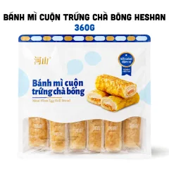 Bánh Mì Cuộn Trứng Chà Bông Heshan 360g