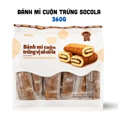 Bánh Mì Cuộn Trứng Vị Socola Heshan 360g