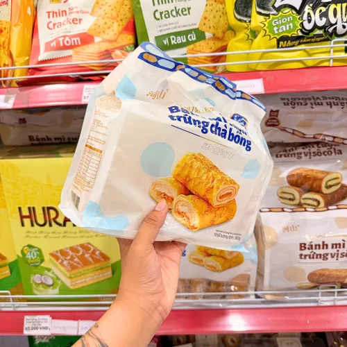 Bánh Mì Cuộn Trứng Chà Bông Heshan 360g
