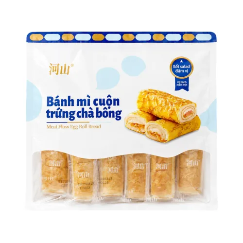 Bánh Mì Cuộn Trứng Chà Bông Heshan 360g