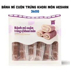 Bánh Mì Cuộn Trứng Vị Khoai Môn Heshan 360g