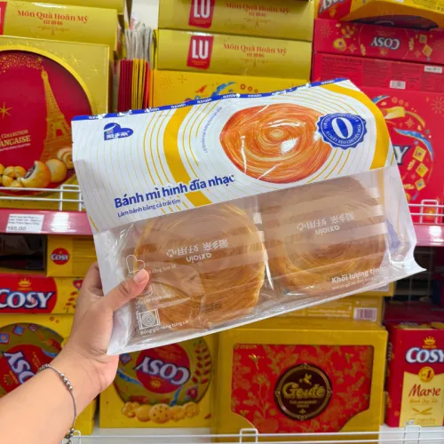 Bánh Mì Hình Đĩa Nhạc AXIQIN 360g
