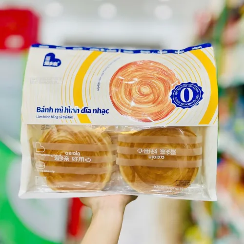 Bánh Mì Hình Đĩa Nhạc AXIQIN 360g