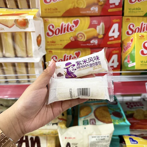 Bánh Mì Sữa Chua HESHAN Vị Gạo Tím - Thùng 2kg