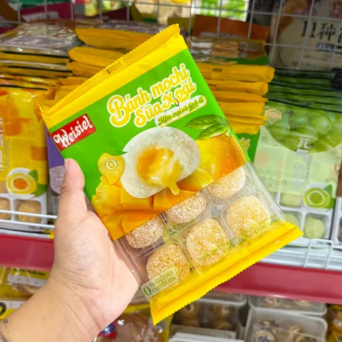 Bánh Mochi Phủ Dừa Weisiel Vị Sữa Xoài 180g