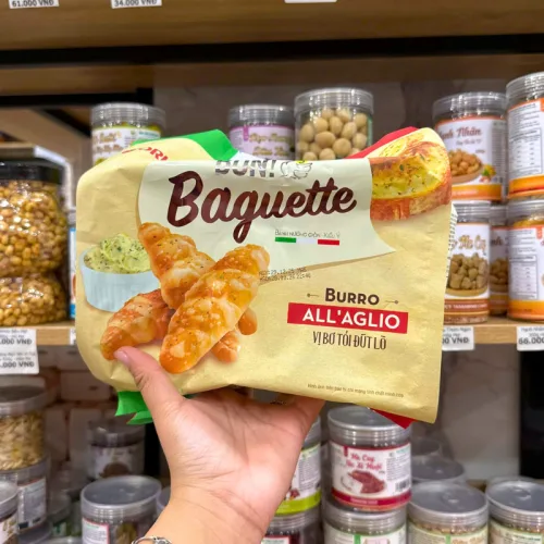 Bánh Nướng Giòn ORION BON! Baguette Vị Bơ Tỏi Đút Lò