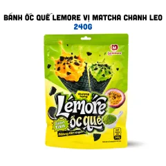 Bánh Ốc Quế Lemore Mix Vị Matcha Chanh Leo 240g Lemmore