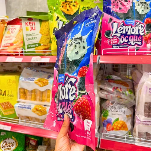 Bánh Ốc Quế Lemore Mix Vị Sữa Dâu 240g Lemmore