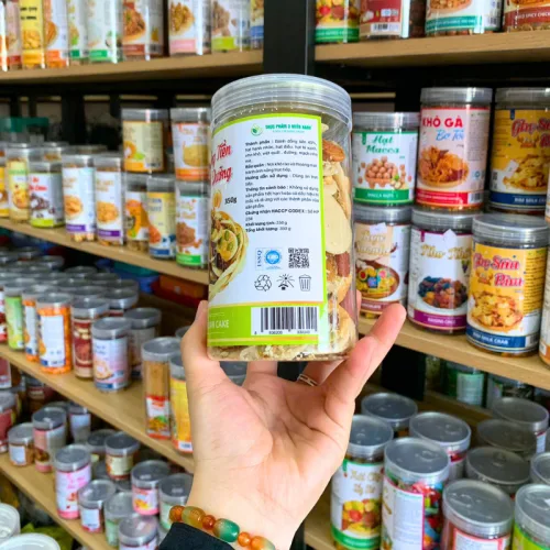Bánh Đồng Tiền Hạt Dinh Dưỡng Thơm Ngon 350g - Hũ Pet