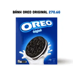 Bánh Oreo Original - Bánh Quy Socola Oreo Vị Vani 270,6g (11 Gói x 24,6g)