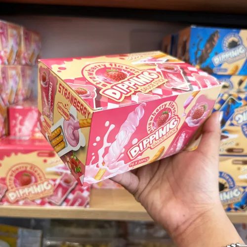 Bánh Que Chấm Sốt Dâu Dippinic (7g x 30 Cái)