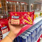 Bánh Quế Cosy (Vị Kem Lá Dứa, Vị Socola, Vị Dâu, Xoài Xí Muội) - Bánh Kinh Đô Cosy 117.6g/Túi