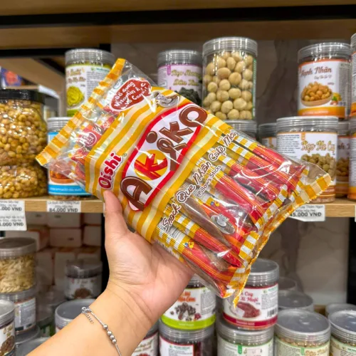 Bánh Que Kem OISHI AKIKO Nhân Cà Phê 140g - Màu Nâu