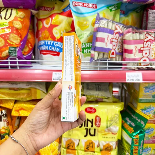 Bánh Que Đũa Phủ Yogurt Cam Ticky Uni Firms - Màu Cam
