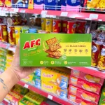 Bánh Afc Hạt Thảo Mộc Vị Nấm Shiitake Phô Mai Nướng 109g - Bánh Quy Kinh Đô