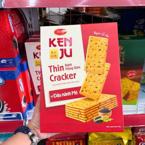 Khám phá Bánh Quy Đậu Nành Mè RICHY KENJU Hộp Giấy 288g thuộc nhóm richy
