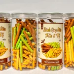 Bánh Quy Đũa Mix 3 Vị ( Bơ sữa - Chùm ngây - Socola) Thơm Ngon 250g Hộp